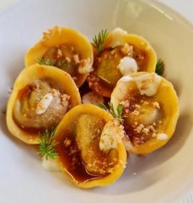 Pasta ripiena, piatto del Bistrot del Portico